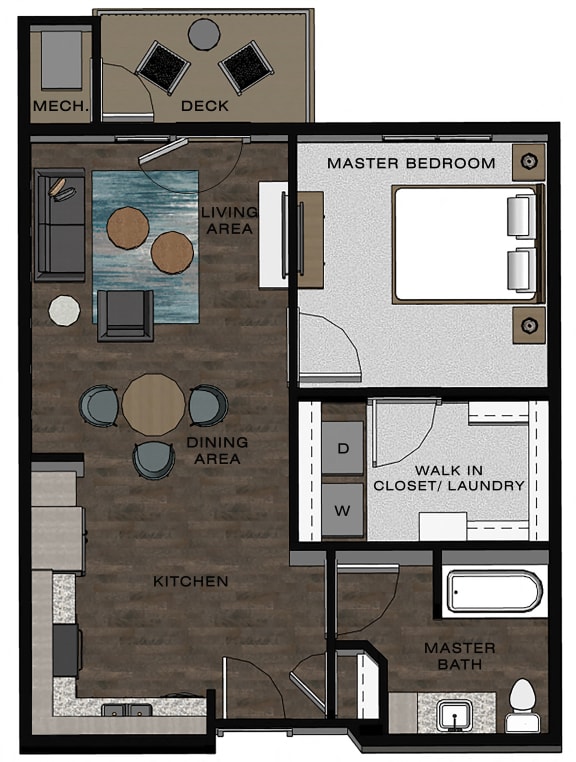 1, 1+ den, 2 & 3 Bedroom Apartments TRIO southbridge Floor Plans